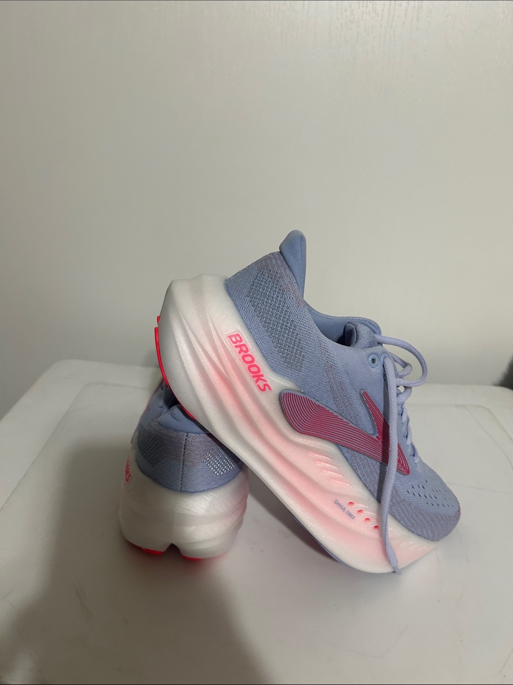 Brooks Lavender and Pink Running Sneakers